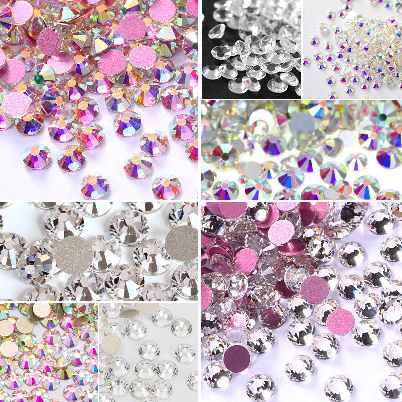 Guomao A Diamond Mobile Phone Case Decorative Nail Art Accessories Diy Glass Crystal Jewelry