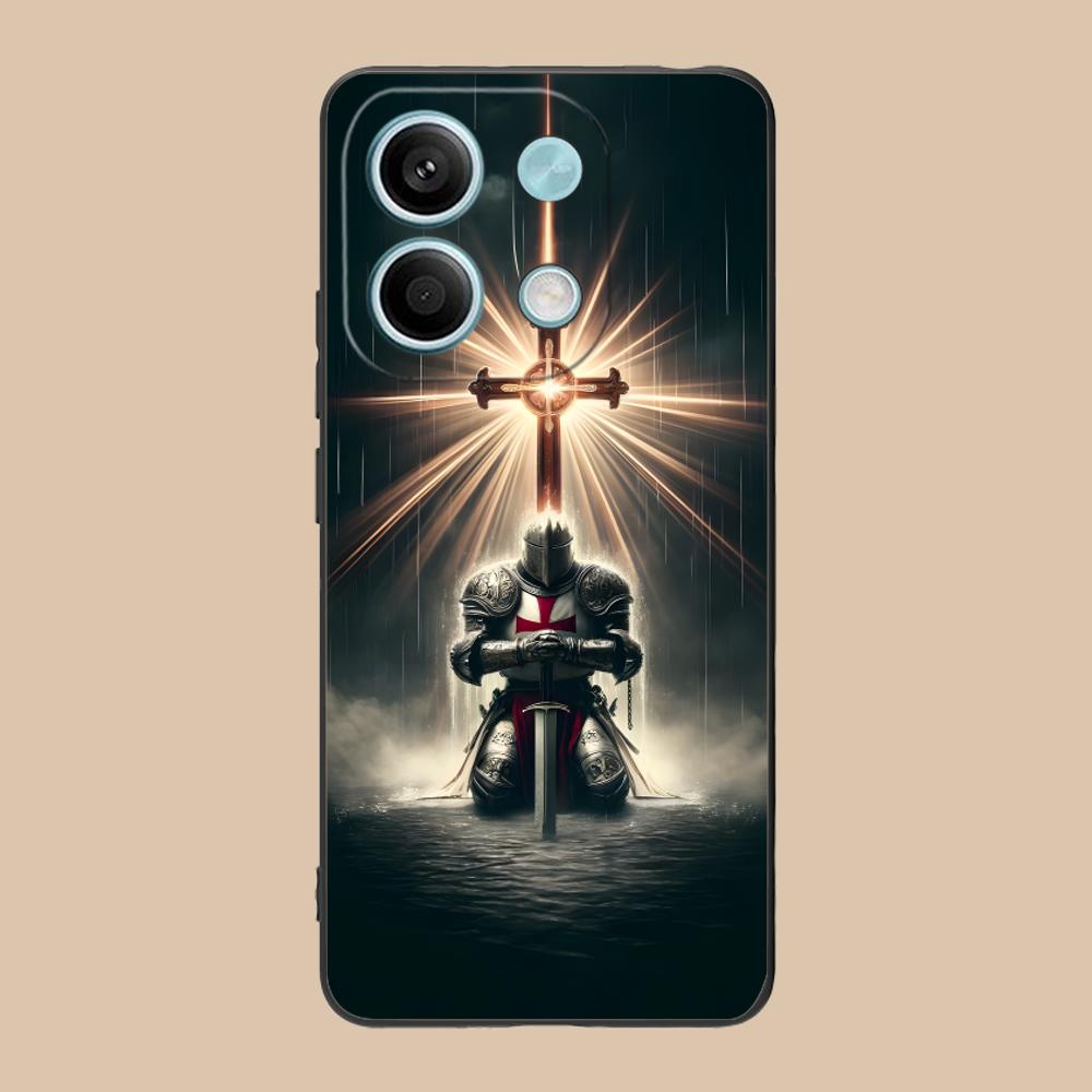 Tempelritter Handyhülle für POCO M7 M6 M5 M4 M3 X7 X6 X5 X4 X3 Pro GT 5G Bunte Druckabdeckung Smartphone Handys