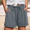 Women’s Drawstring Elastic Waist Casual Shorts with Pockets Relaxed Fit Lightweight Soft Fabric Summer Lounge Bottoms