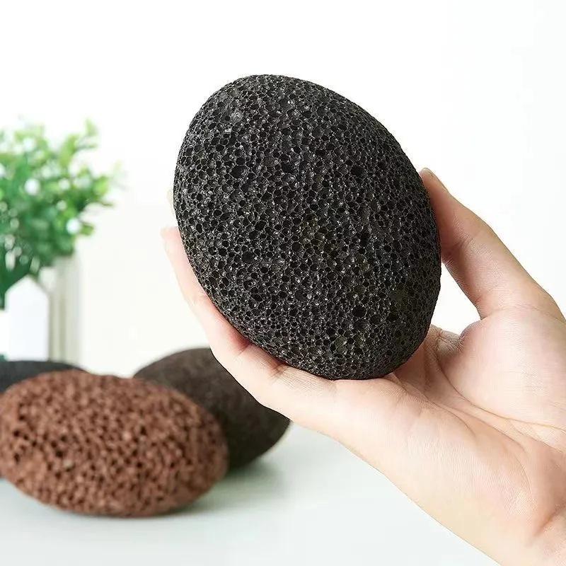 Volcanic Stone Foot Scrubber: Natural Callus Remover & Pedicure Tool for Heels