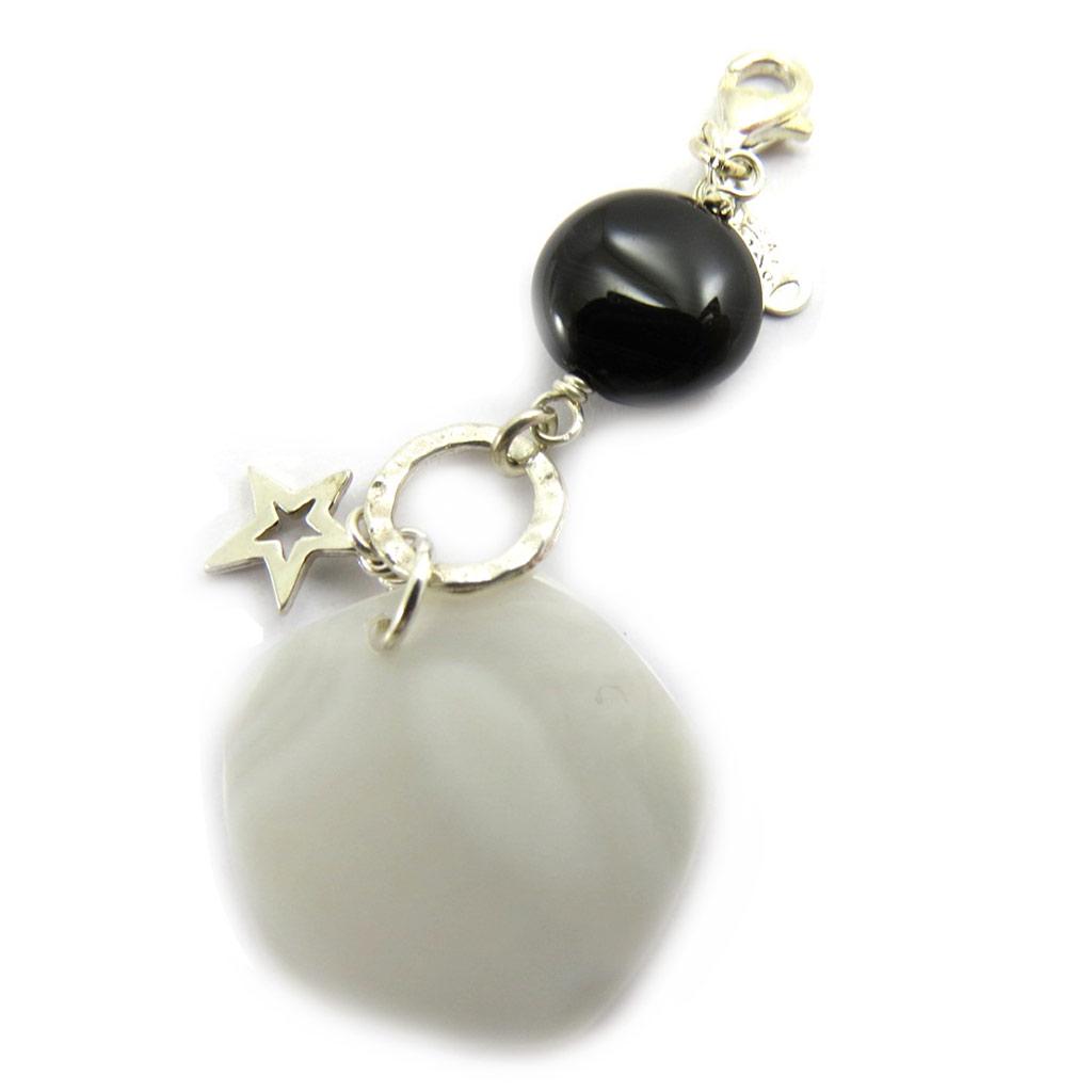 Les Trésors De Lily [G6504] - Charm Pendant 'Mineralia' Star