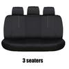 Seat Black Leather Pu Car Cover Set Dustproof Universal 49 Pieces