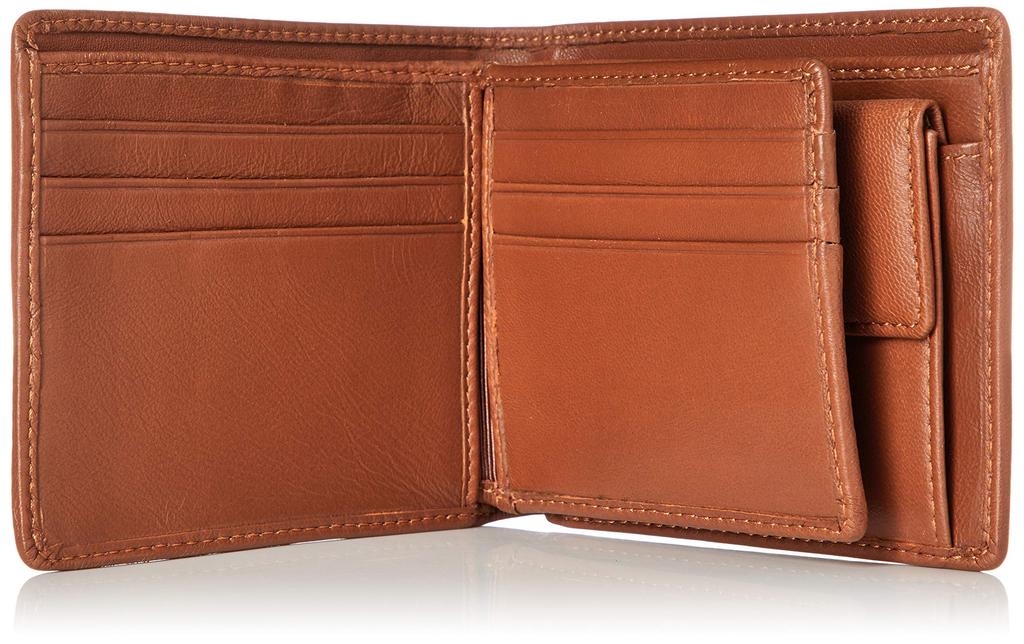 Arnold Palmer Bifold Wallet with Bill Sheepskin APS3204 Men's Compartment, Leather, (Tan)