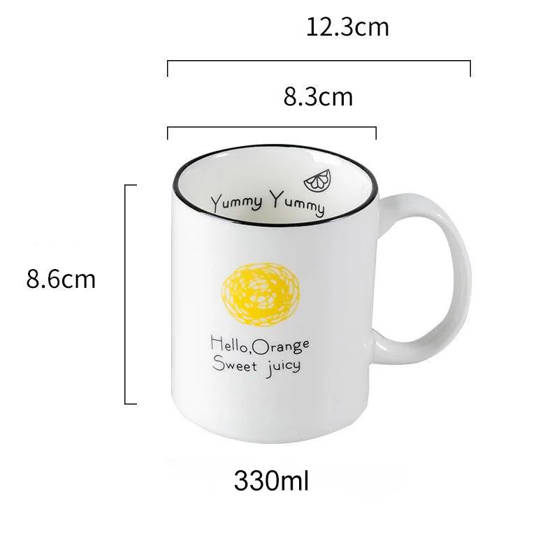 Cute Graffiti Coffee Mug Mate Cup Cute and Different Cups Ceramic Mugs Free Shipping Thermo Coffee Cup To Carry Christmas Gift