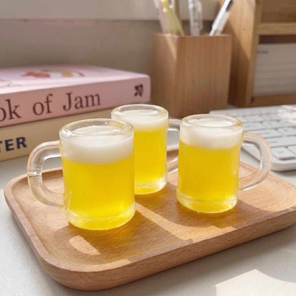 Creative Beer Mug Stress Relief Toy Squeezeable Office Desk Fidget Decompression Gadget for Adults and Teens