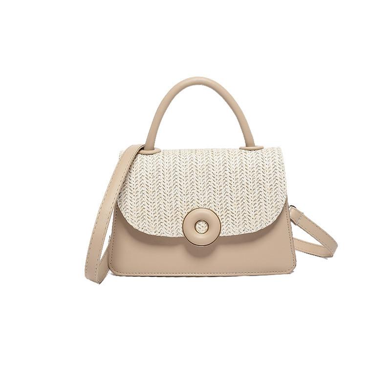 Stylish Women's Casual Small Square Handbag In Black Pink White Blue Green Khaki For Everyday Fashion