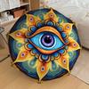 1pc Ethereal Visionary Mandala Umbrella with Plastic Handle,Suitable for All Seasons Home Travel Outdoor UmbrellaDD1666