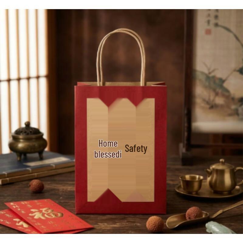 Green Source Thick Kraft Paper Takeaway Bags