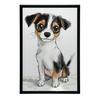 Cute Jack Russell Terrier - Poster for Children Cute Jack Russell Terrier - Poster for Children, 30X40 Cm, Unframed, Premium Canvas On Stretcher