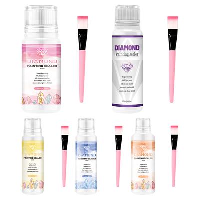 Diamond Painting Sealer 5D Diamond Painting Art Glue Diamond Painting Protectant Sealer Brightener for Diamond Painting Puzzle