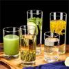 Lead-Free Transparent Beer & Tea Glass Set - Thickened Bubble Design for Living Room