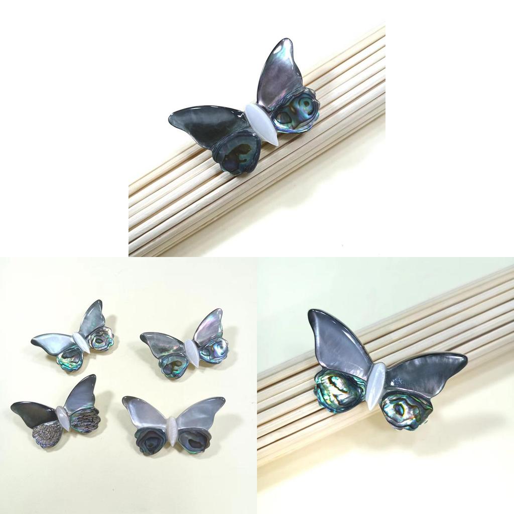 Shell Butterfly Brooch Pin Handmade Cartoon Decor For Women And Men