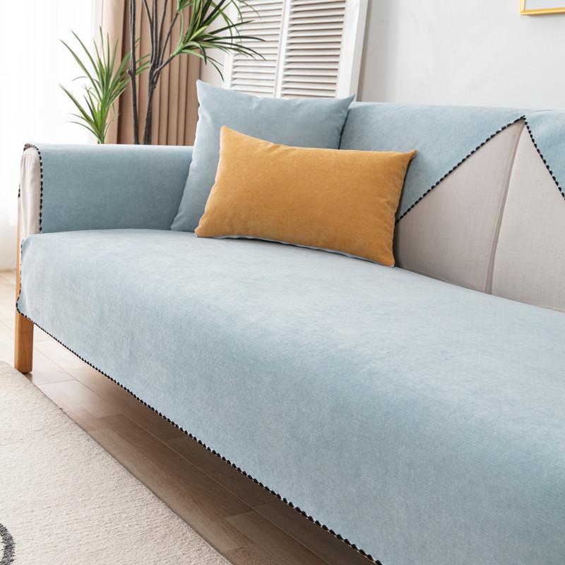 1 stücke Einfarbige Couchbezüge Wasserabweisende Sofamatte mit Hundeabwehrmittel, rutschfeste, waschbare Liegestuhlschutzbezüge