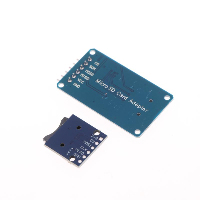 2Pcs/set Card Mini TF Card Reader Module SPI Interfaces With Level Converter Chip 5V/3.3V For DIY KIT