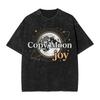 Vintage Washed T Shirt Copy Moon Joy Cotton Tshirts Artemis Ii Hippie Tee Shirt For Male Summer Y2k Funny Casual Clothes