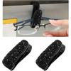 2 PCS Car Sun Visor Glasses Holder, Fashion Bling Car Eyeglasses Sunglasses Hanger for Women Girls, Glasses Holder Clip Hanger Mount with Ticket Card