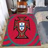 Portugal FPF Logo Red carpet Non-slip rug suitable for living room and bedroom sofas