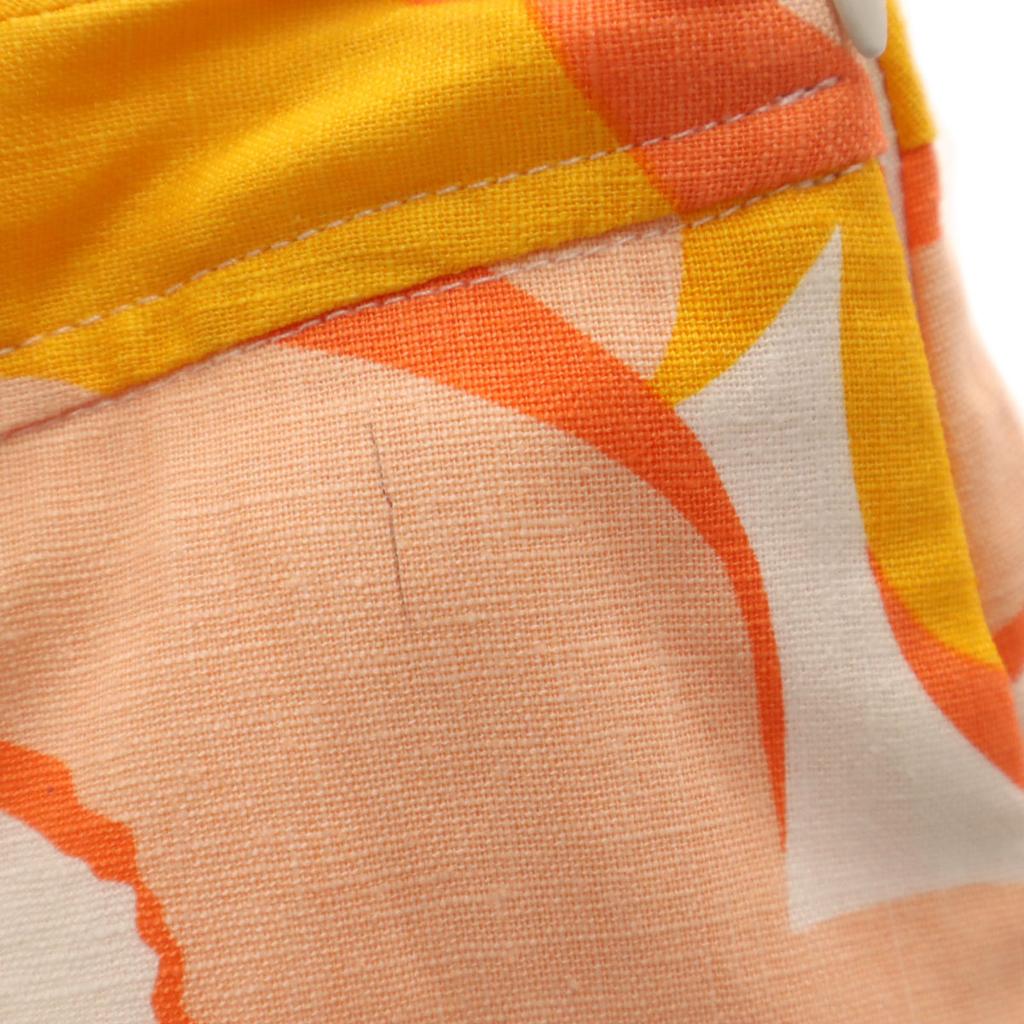 Kate Spade NEW YORK Unused Linen Blend Fruit Pattern Shorts 0 0 Yellow Women Used