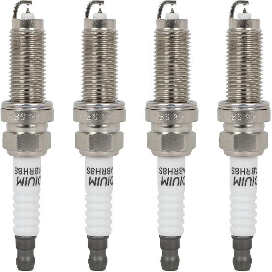 ECCPP Spark Plug Platinum Iridium Fit for Honda for Civic 2016-2020, Replacement for 95112 (4 Spark Plugs)