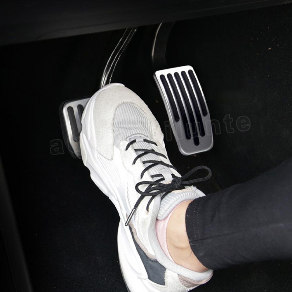 For Tesla Model 3 Model Y 2023 2022  Pedal Pads Covers Accessories Metal Auto Accelerator Brake Rest Tesla
