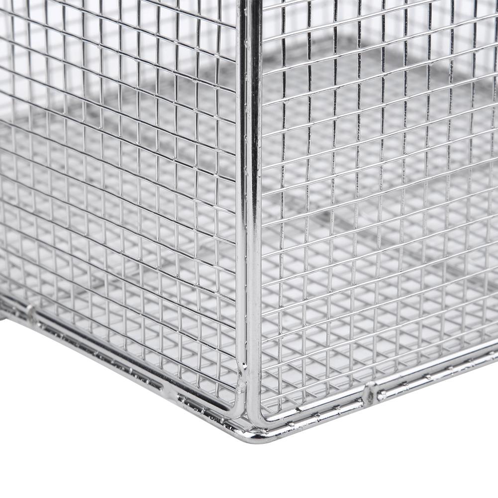 Stainless Steel Instrument Sterilization Basket Case Lab Supplies with Handle