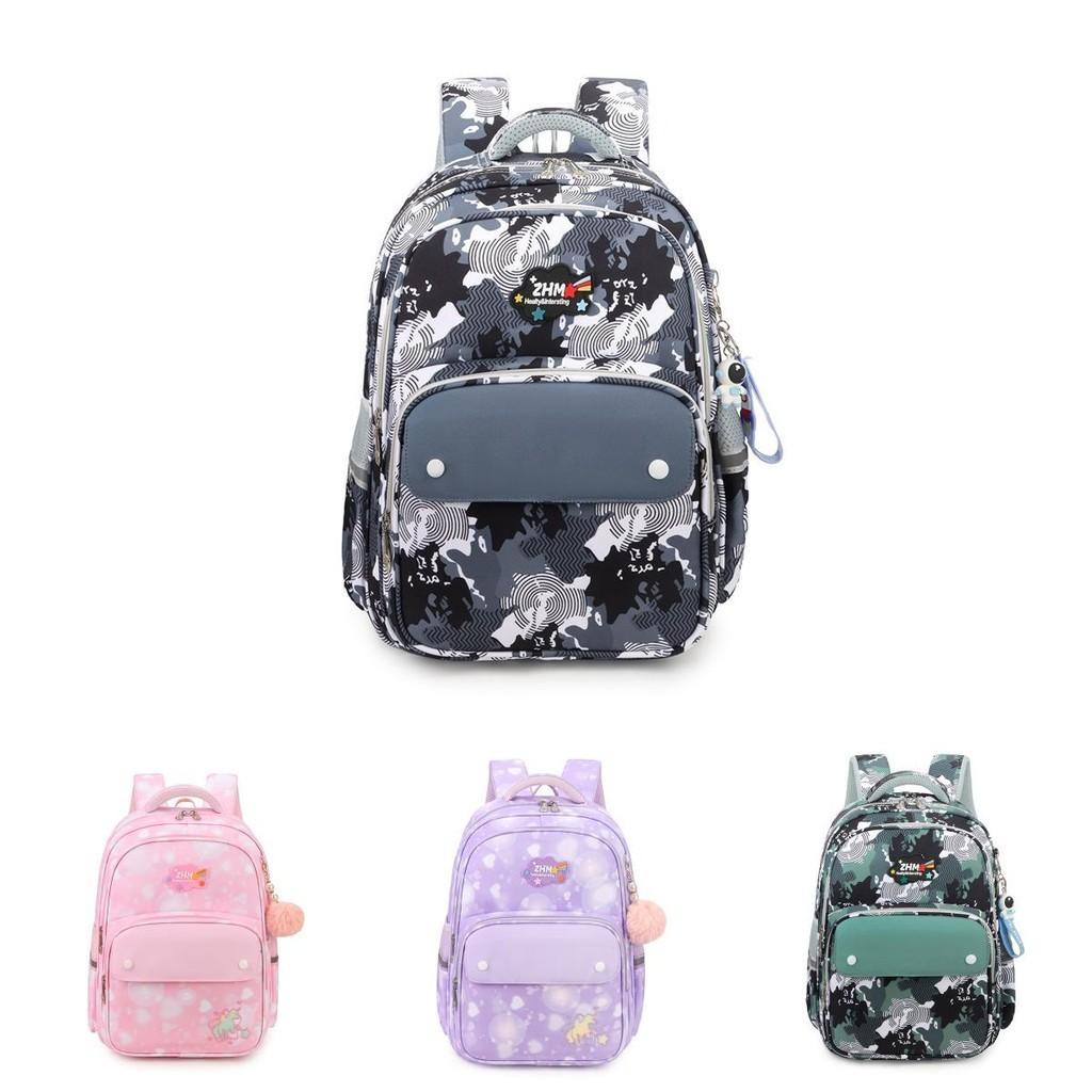 Adorable Oxford Cloth Backpack For Kids With Ergonomic Design And Cute Print