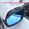 Osłona Przeciwdeszczowa Lusterka Wstecznego - Tekstura Włókna Węglowego, Pogrubiona dla Ochrony przed Słońcem i Deszczem