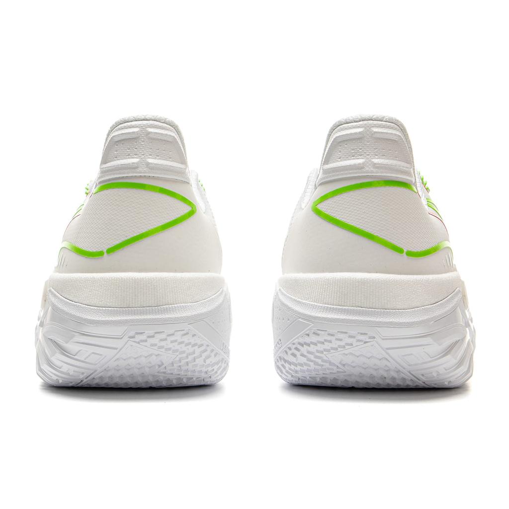 Li Ning Jie Ao 2 Low top Outdoor Basketball Shoes Men's White Green ABFV013-4