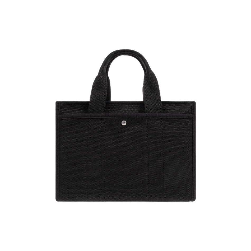 COACH Cargo Canvas With Recycled Leather Handbag Medium Women's Black CP164-LHBLK