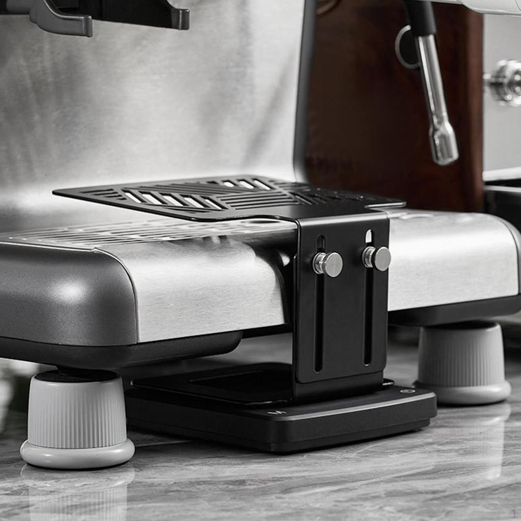 Kaffee Waage Ständer Verstellbare Höhe Zubehör Rutschfest Langlebigkeit Professionell Tragbar Edelstahl