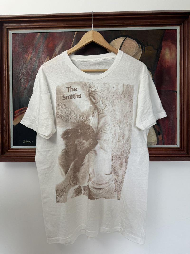 Vintage 80s The Smiths Rock Band Print Archive Unisex Tshirt Reprint KH7384 XXL