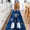 Exklusives Thema für Luftfahrtbegeisterte Rutschfester, leicht zu reinigender und langlebiger Teppich Perfekt für Küchen zu Hause oder Ferienhäuser