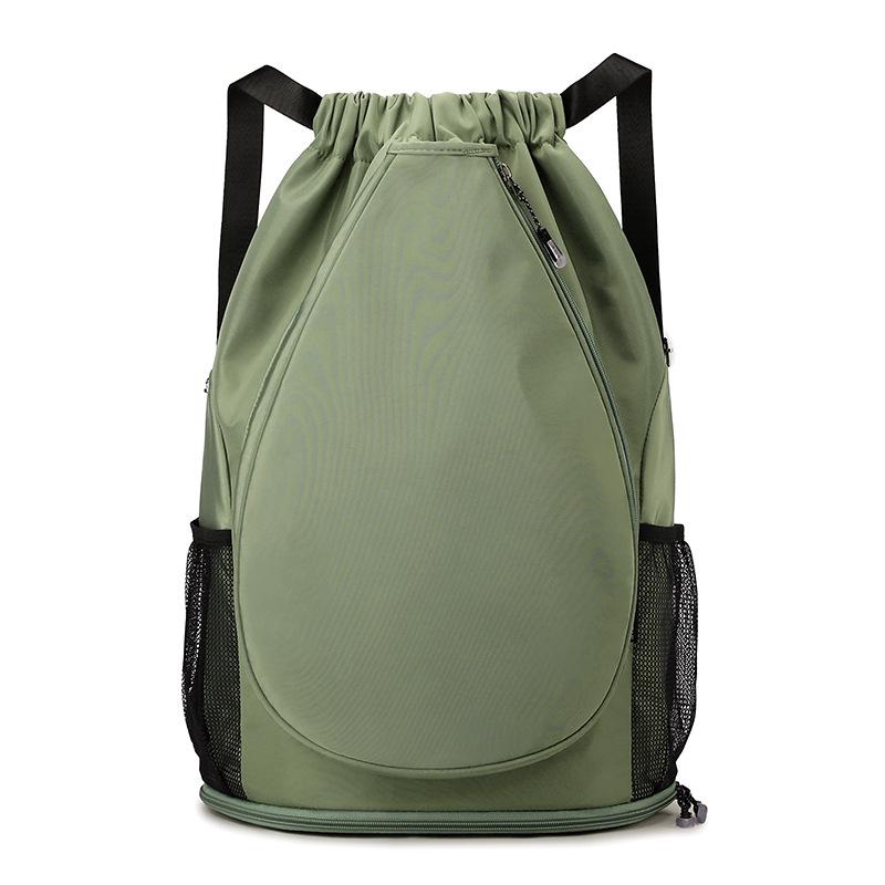 Large Capacity Badminton and Tennis Racket Drawstring Backpack with Custom Printing