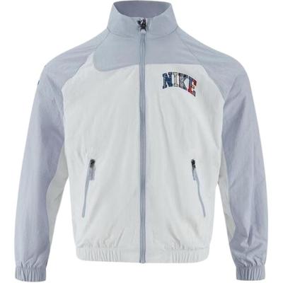 Swoosh NSW Woven Fleece Zip-Up Fashionable Versatile Long Sleeve Kids Jackets II0471057