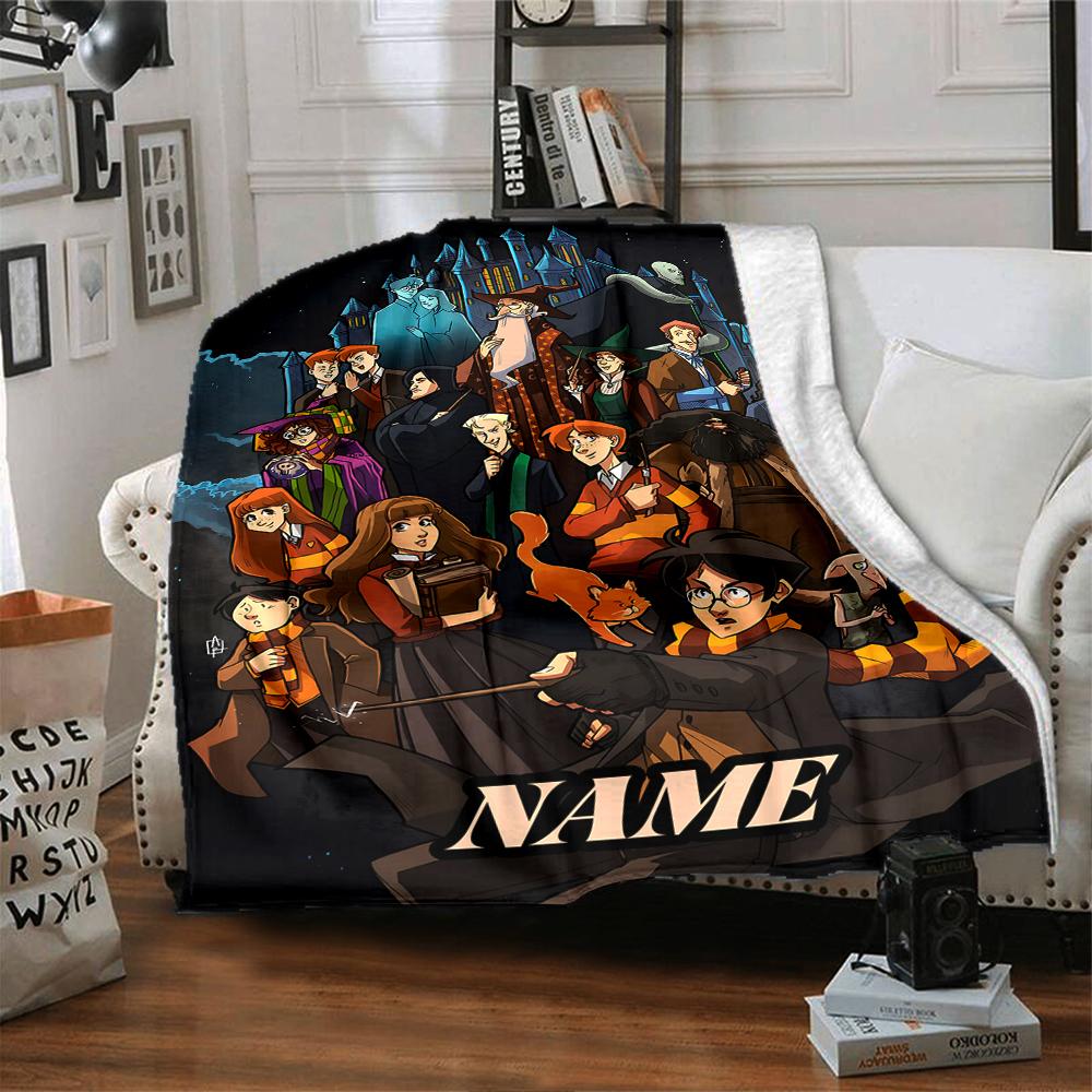 Custom Name Alien Face Close-Up Blanket for Couch & Bed, Plush Cozy Fuzzy Blanket Super Soft & Warm Blankets for Fall and Winter. 090880