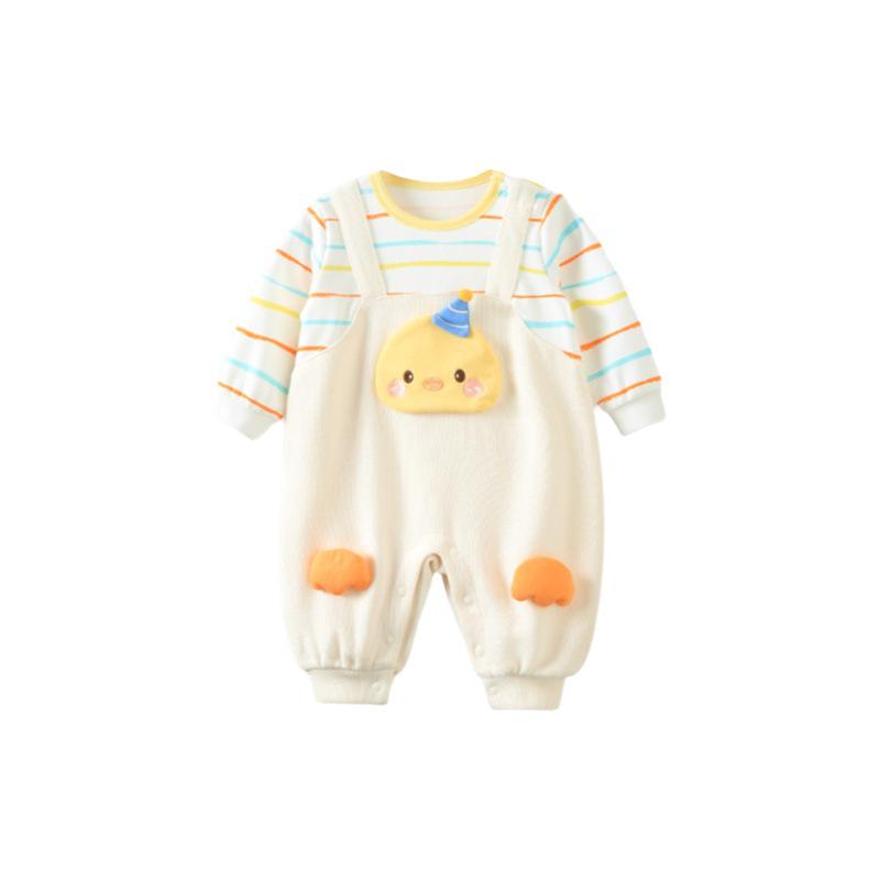 Youqi Baby Bodysuit: New Autumn Pajamas and Home Onesie for Small Month-Olds