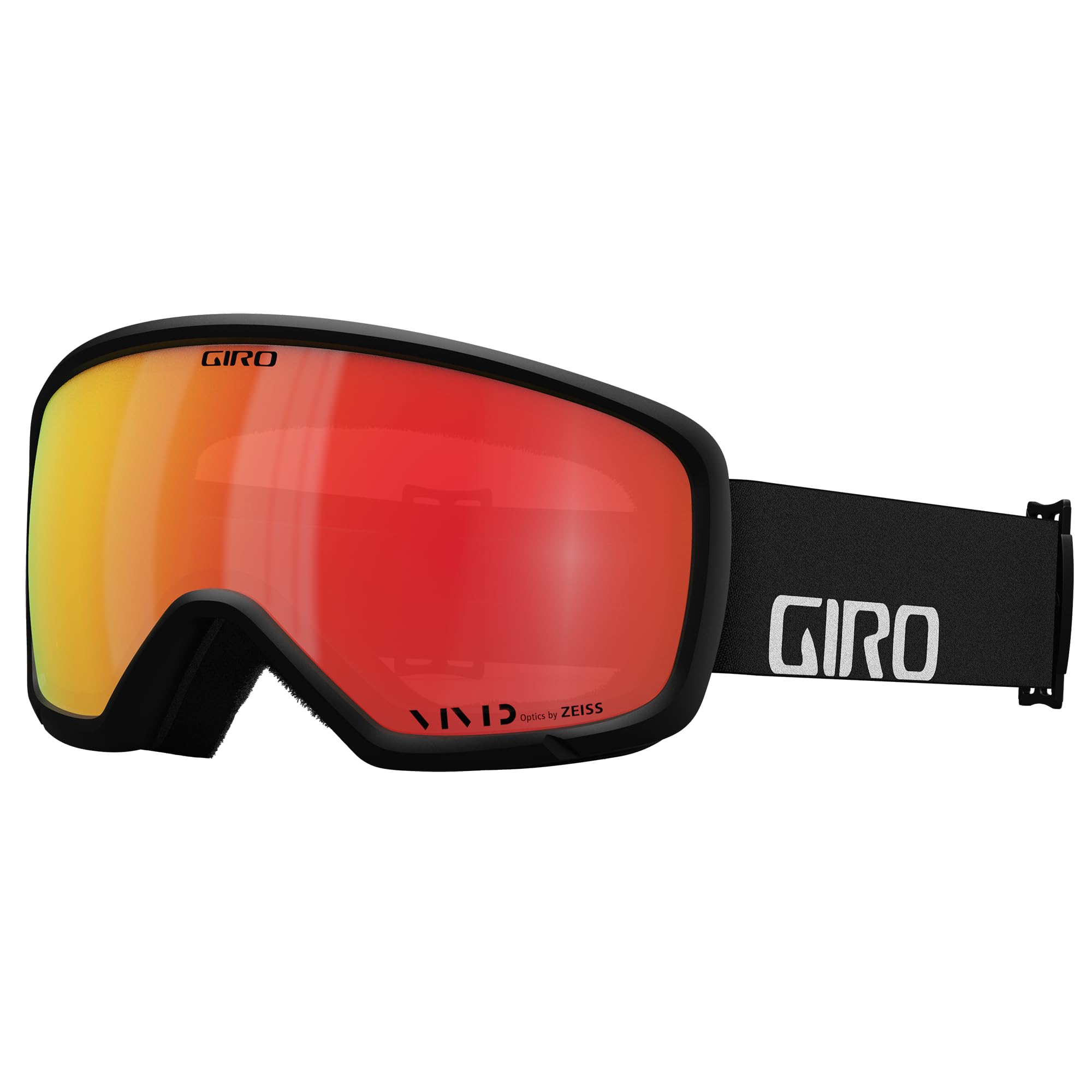 GIRO Asian Black 7106060 Горнолыжная/сноубордическая маска, Яблоко, Противотуманная, Посадка, Логотип,