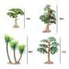 Plastic Coconut Tree Cypress Landscape Tree Model Gardening Ornament Simulation Cypress  Sand Table