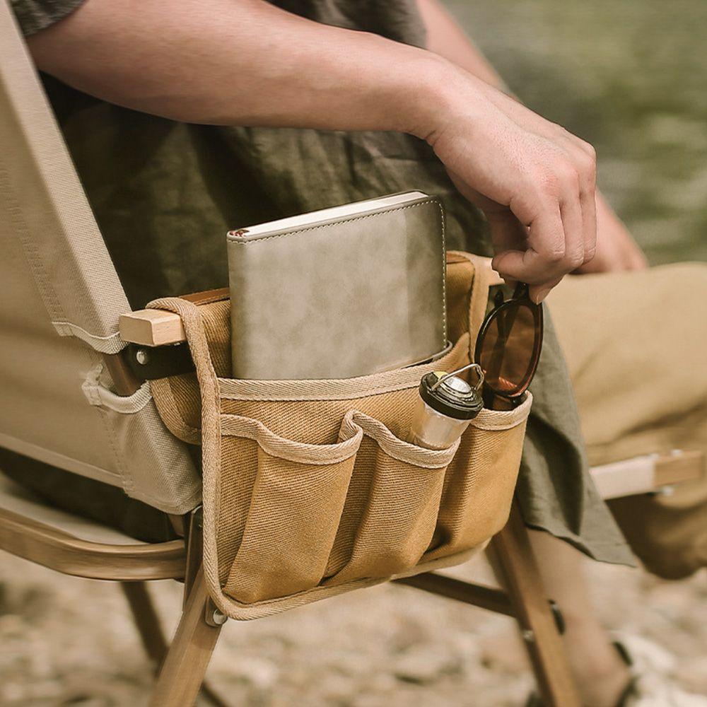 

Портативный Кемпинг Открытый Инструмент Холст Сумка Карман Для Хранения Сумка Для Разных Поручней Подвесная Сумка
