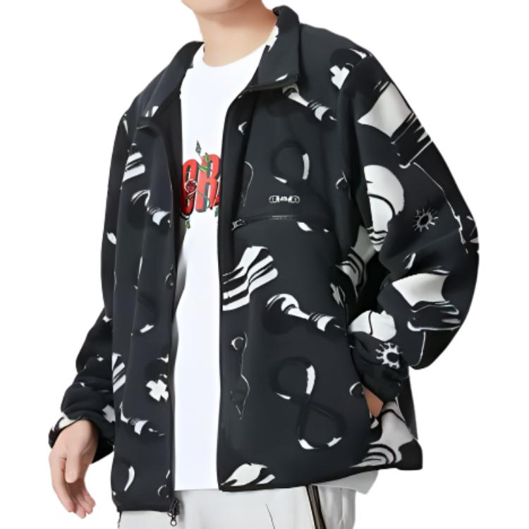 Nike Jackets Men's Black Stand Collar Moderate Other DQ6127-070