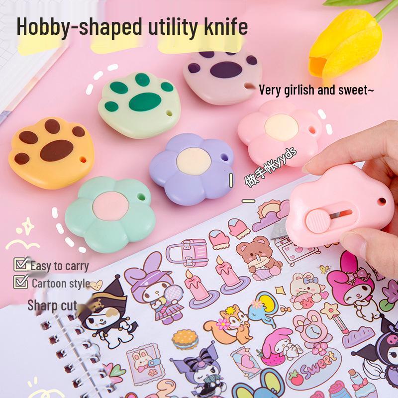 Cloud Cartoon Utility Knife for Kids - Perfect for DIY Crafts, Paper Cutting, and Package Opening