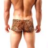 Men's Leopard Print Low-Waist Boxer Briefs - Sexy, Comfortable Summer Fashion Trend B201