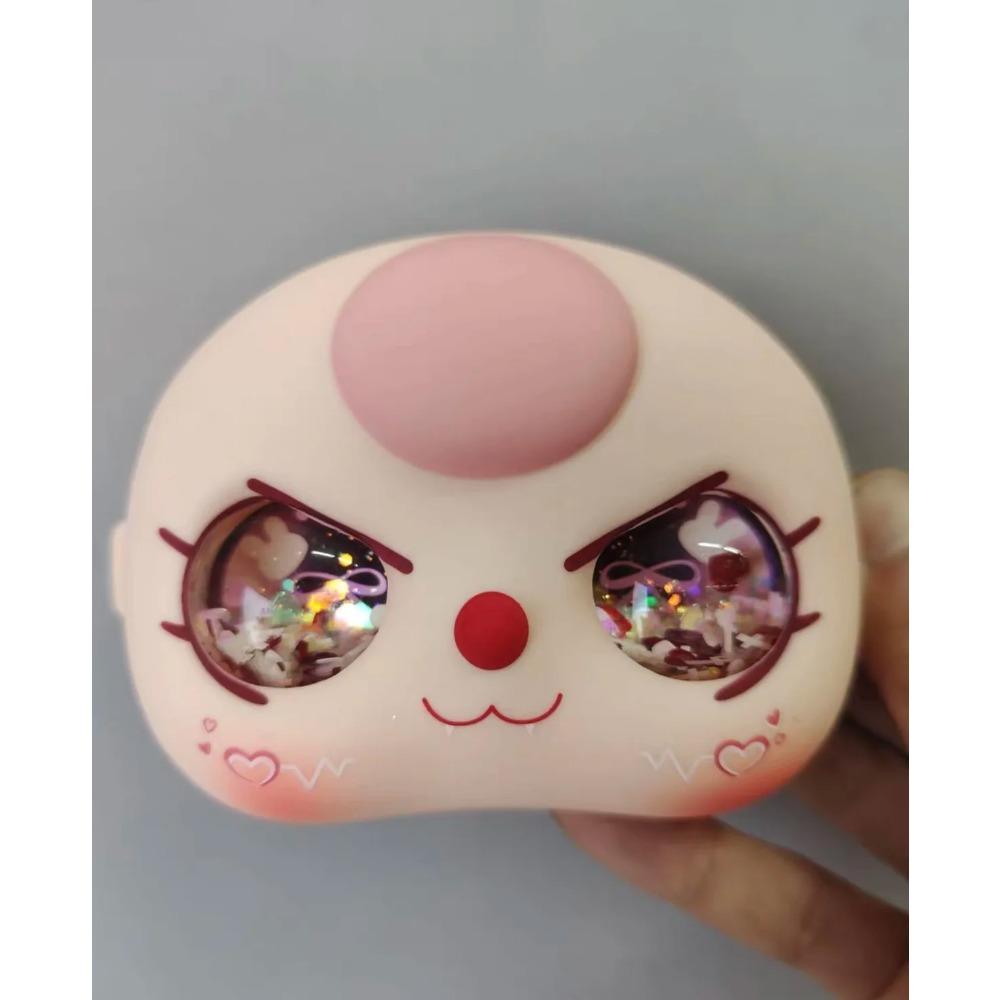 Hot Replica High Quality Baby Three Cute Angry Expression Handmade Suitable For 400% Baby Three Vinyl Faces Substitute Accessory