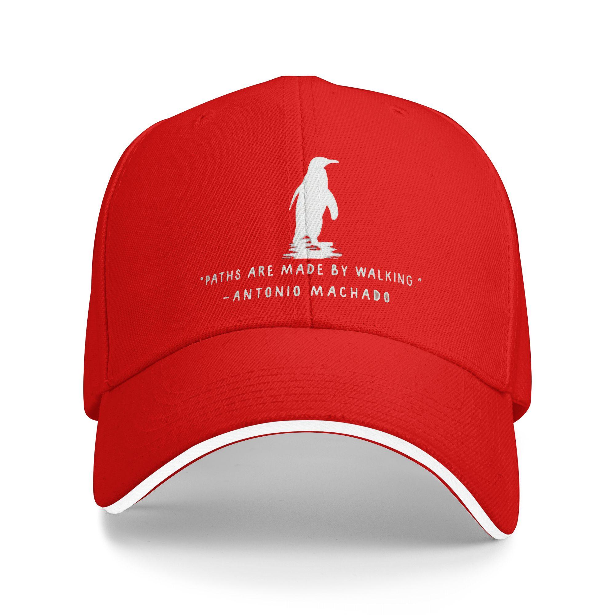 New Baseball Caps Paths Are Made By Walking But Why Penguin Wear For Unisex Golf Cap Casual Headwear Adjustable Adjustable