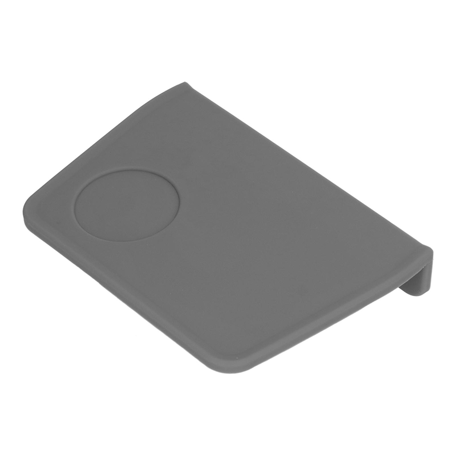 

Coffee Tamper Mat with Tamper Slot Silicone Tamping Mat Coffee Pad Tamp Station Tool серый