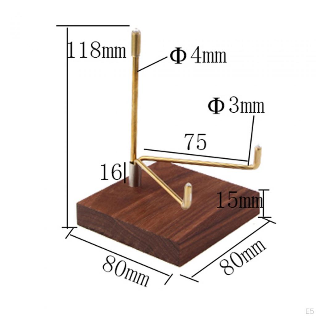 Justerbar metallarm Display Stativ Mineral Sphere Piedestals Heminredning Hållbar