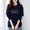 Sweatshirt Women's New Fashion Korean Spring Autumn Loose Round Neck Long-sleeved Top Jacket