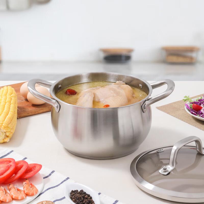 

Kangbahe Platinum 3-Piece Stainless Steel Cookware Set