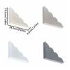 Silicone Bathtub Splash Guard Edge Protector Suction Cups Corner Water Barrier No-Drill Waterproof Water Stop Panel