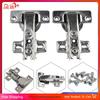 2Pcs Cabinet Hinges Steel Hydraulic Door Hinge Damper Buffer Soft Closing for Kitchen Cupboard Furniture Furniture